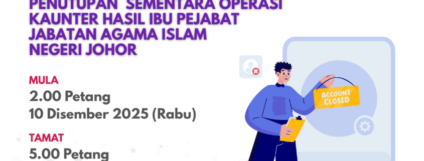 Penutupan Sementara Kaunter